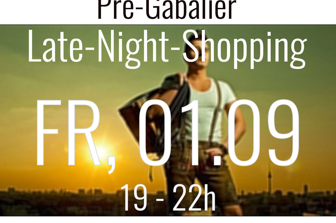 Late Night Shopping Flyer